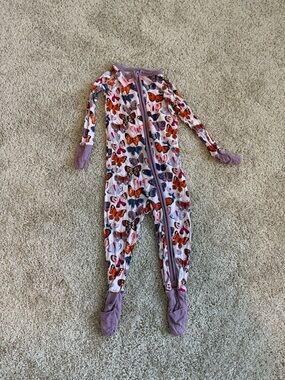 Little Sleepies butterfly kisses zippy pajamas
